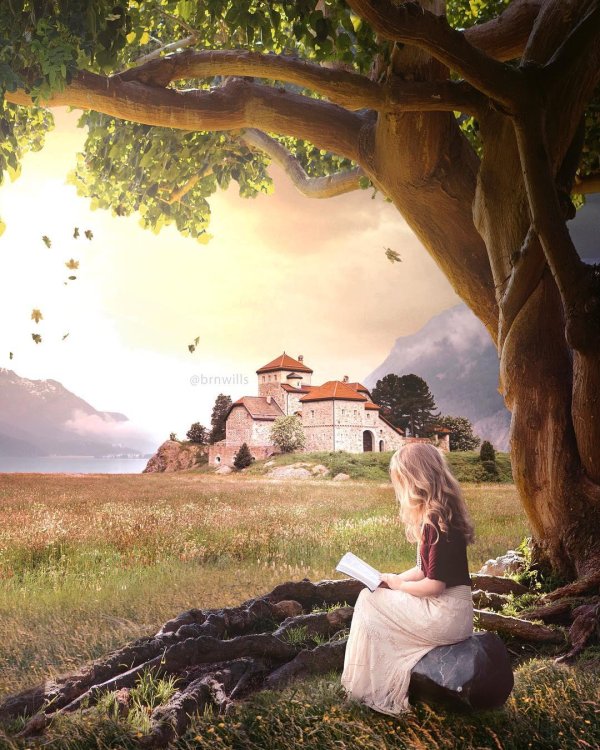 Пейзажи девушка