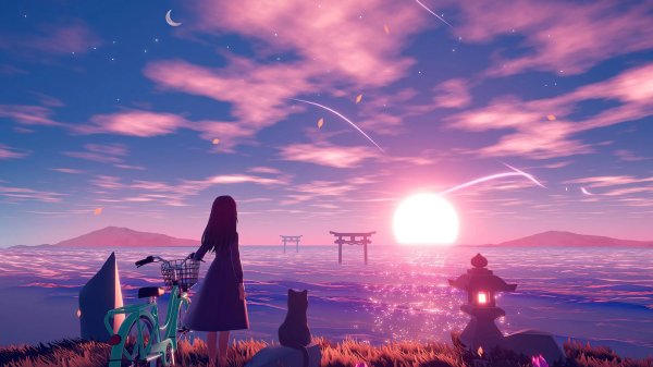 Пейзажи девушка