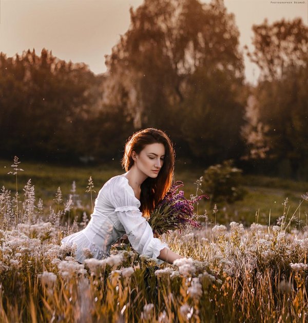 Пейзажи девушка