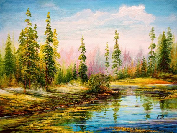 Пейзажи девушка