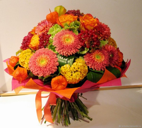 букеты флористика осень