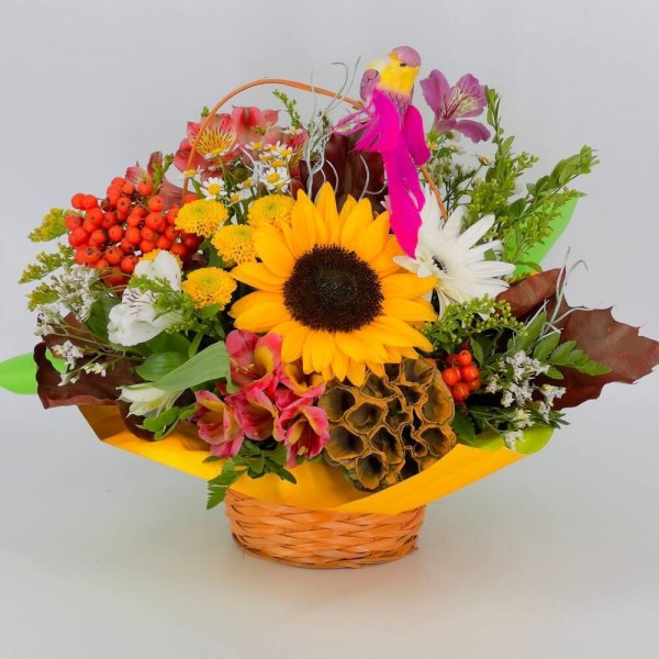 осенние цветочные композиции