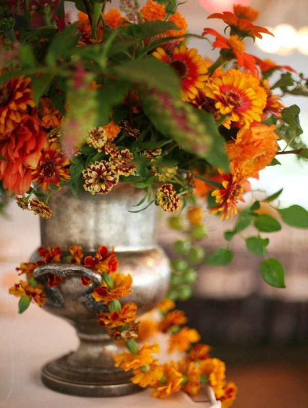 осенние цветочные композиции