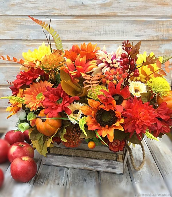 осенняя настольная композиция