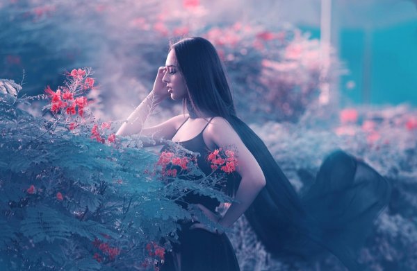 Девушка надо