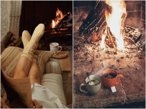 Уютная девушка