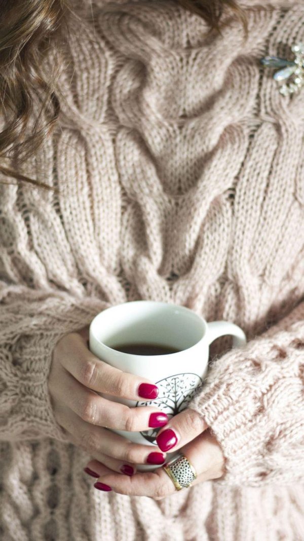 Уютная девушка