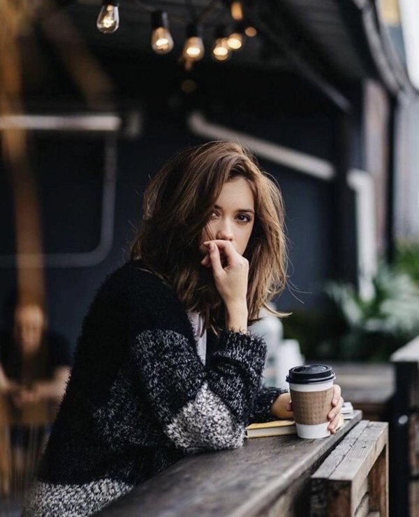 Уютная девушка