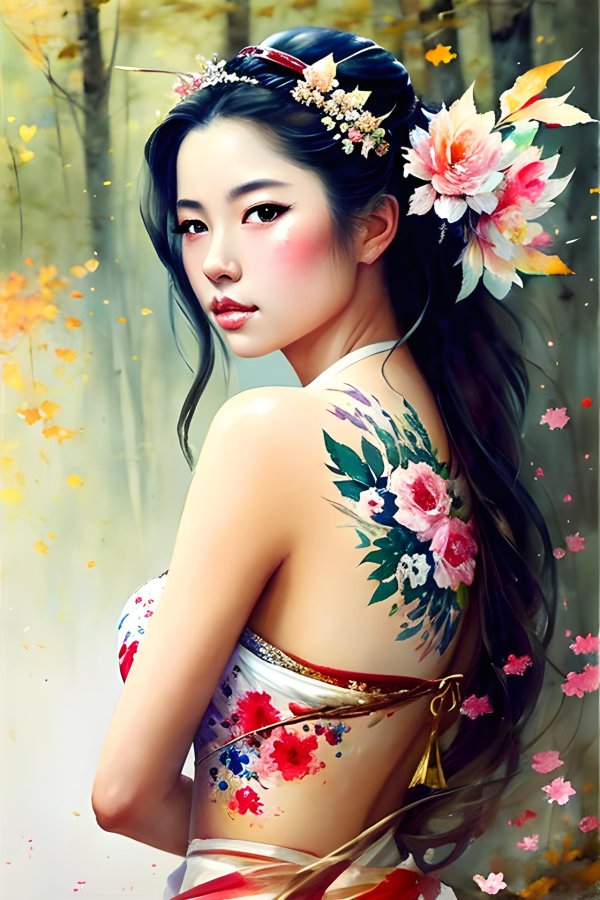 Девушка японии