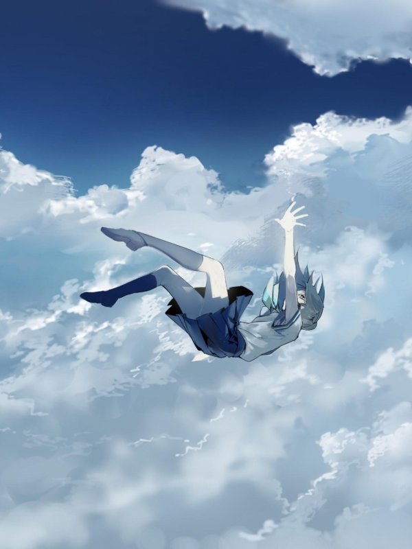 Девушка падает