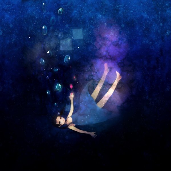 Девушка падает