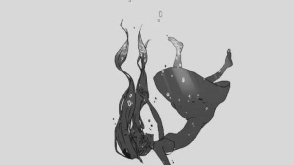 Девушка падает