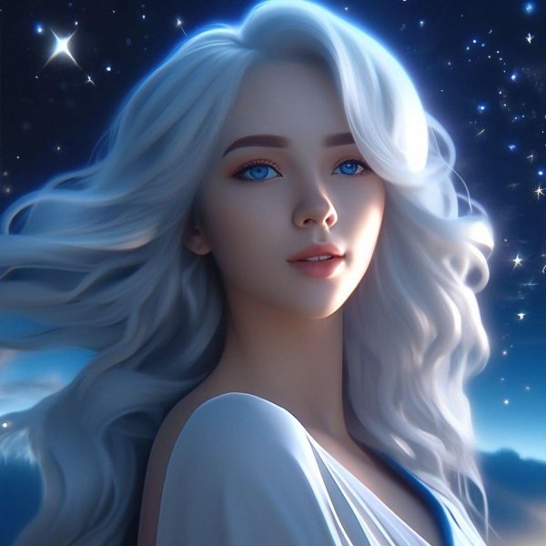 Девушка голубоглазая