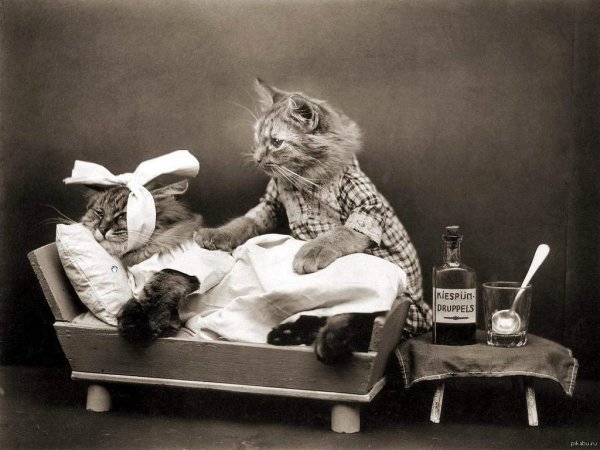 Девушка болеет