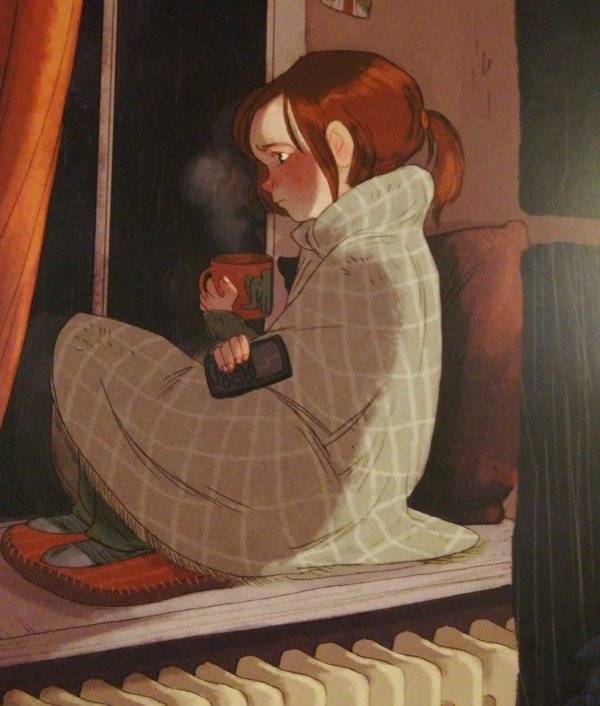 Девушка болеет