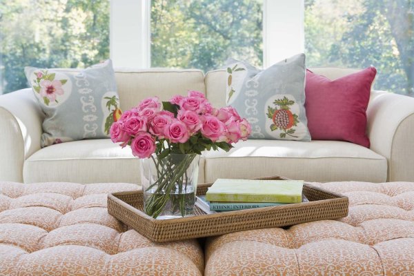 интерьер с цветами