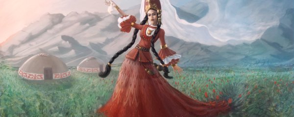 Девушка казахстана