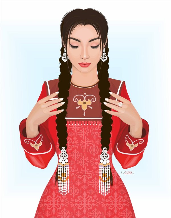 Девушка казахстана