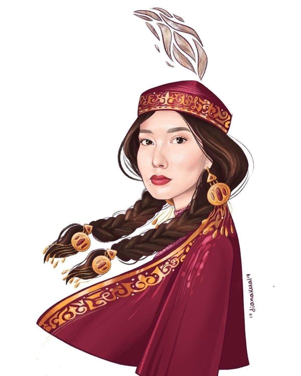 Девушка казахстана