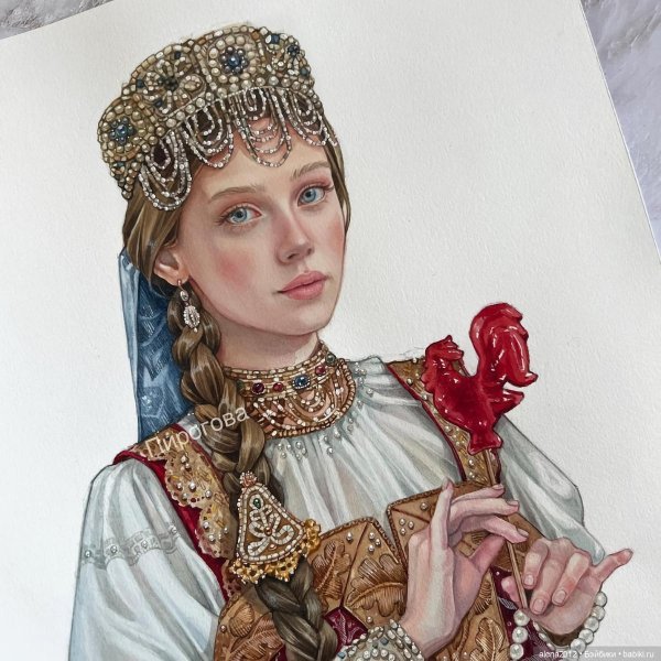 Девушка славянка