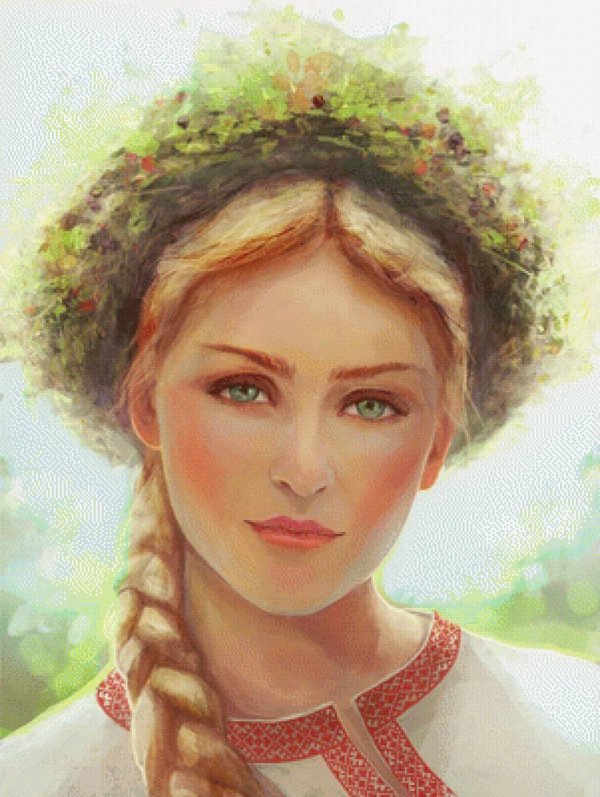 Девушка славянка