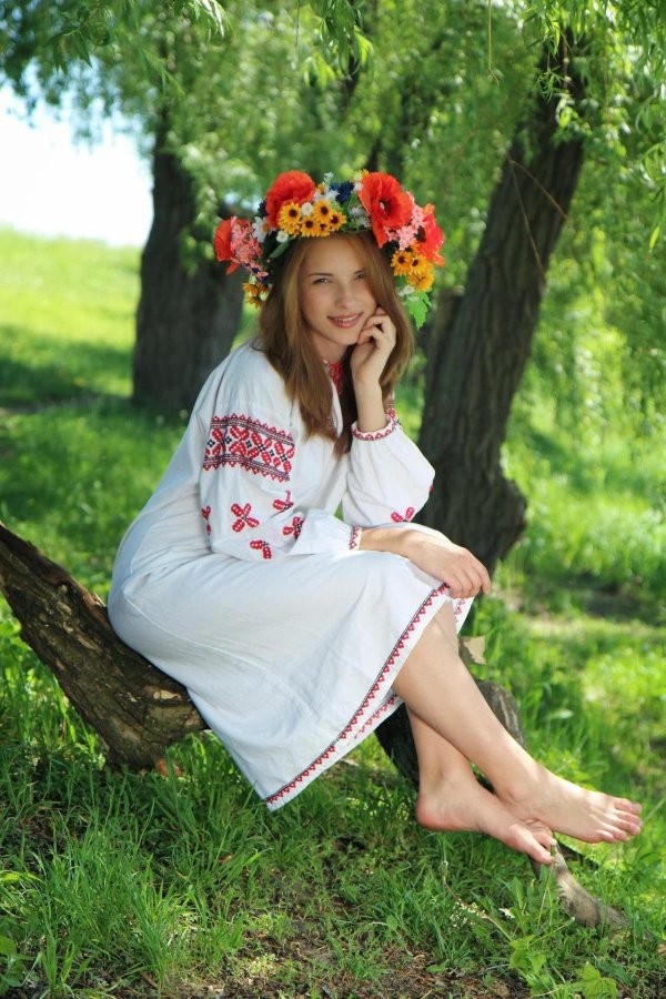 Девушка славянка