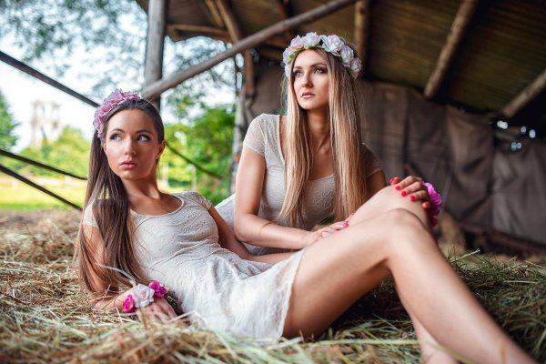 Девушка славянка