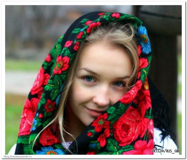 Девушка славянка