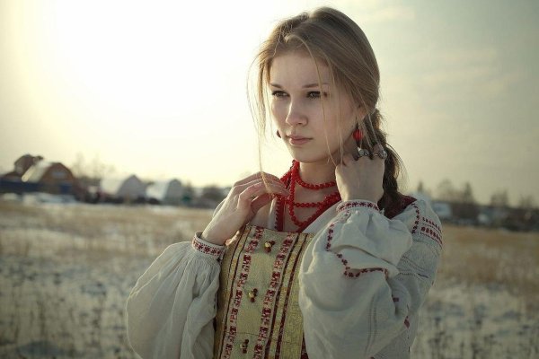 Девушка славянка
