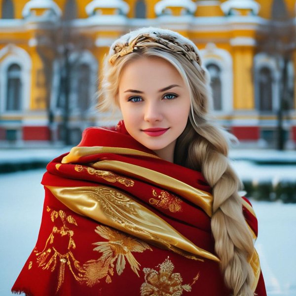 Девушка славянка