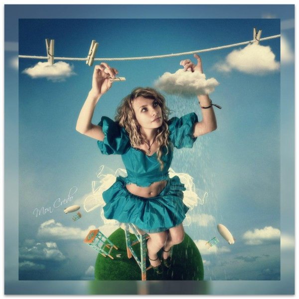 Девушка мечтает