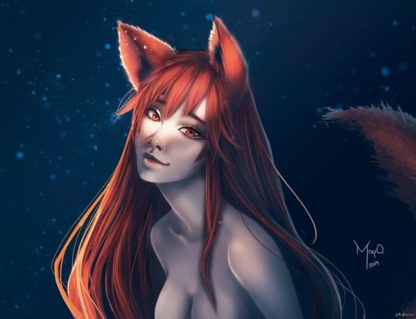 Девушка лисица