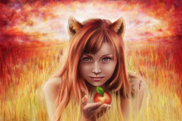 Девушка лисица