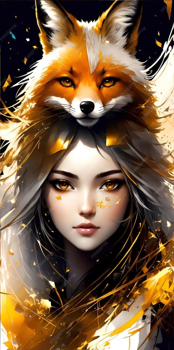 Девушка лисица