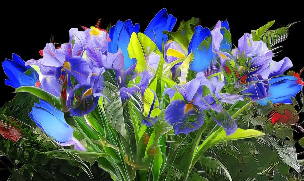 картины цветов