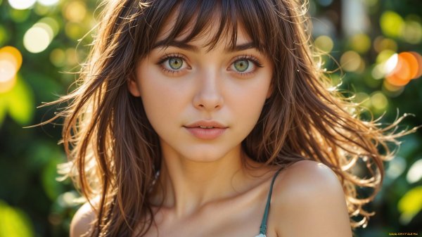 Улыбчивая девушка