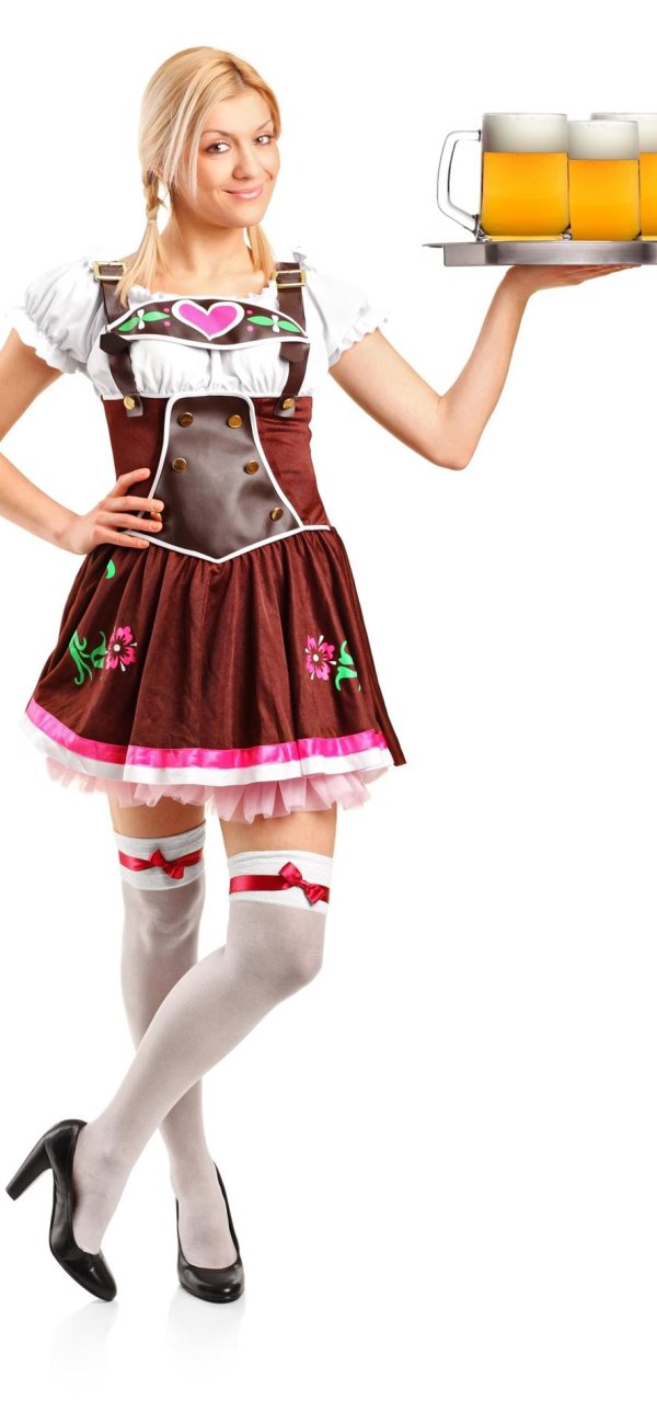 Девушка пиво