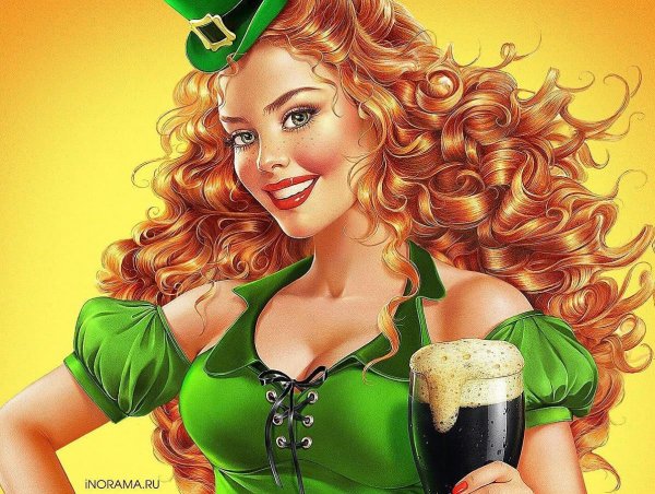 Девушка пиво