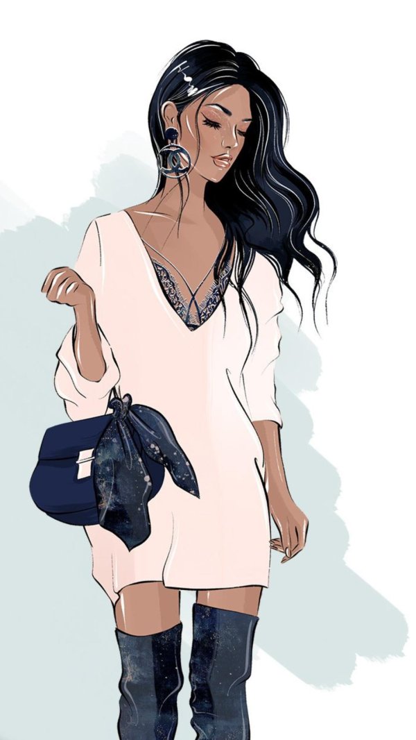 Стильные с девушками