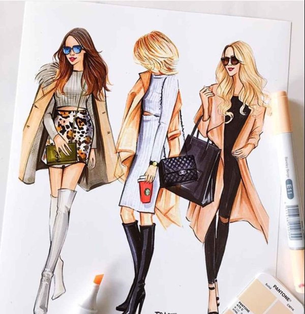 Стильные с девушками