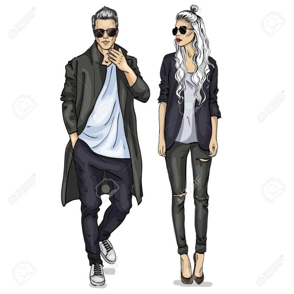 Стильные с девушками