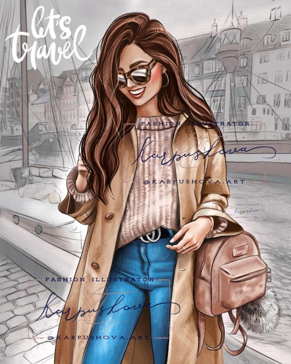 Стильные с девушками