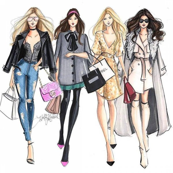 Стильные с девушками