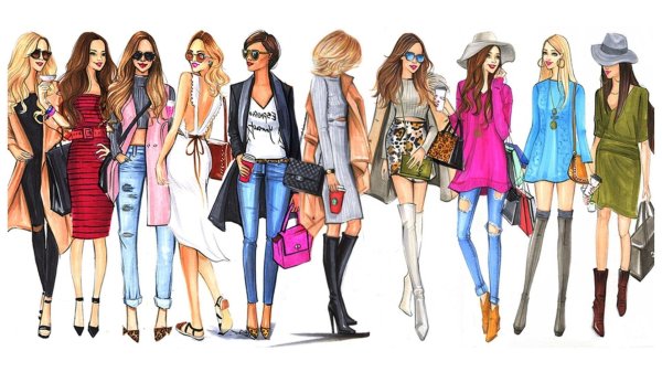 Стильные с девушками