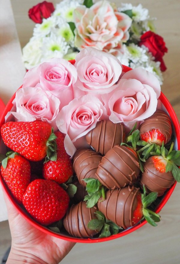 клубничные букеты