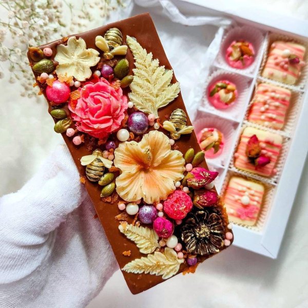фантазийные шоколадные плитки