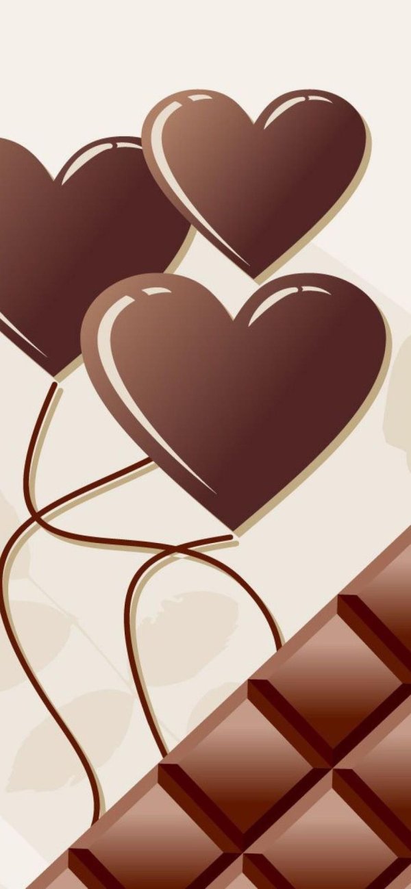 шоколадное сердце