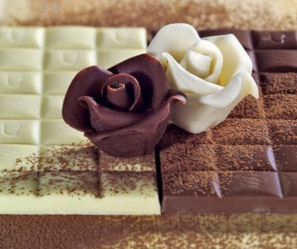 шоколадная роза