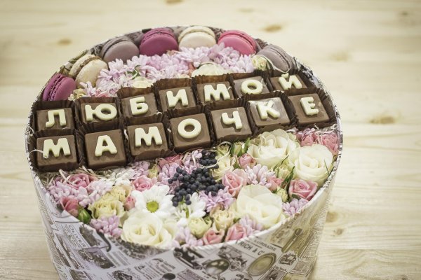 шоколадный подарок для мамы