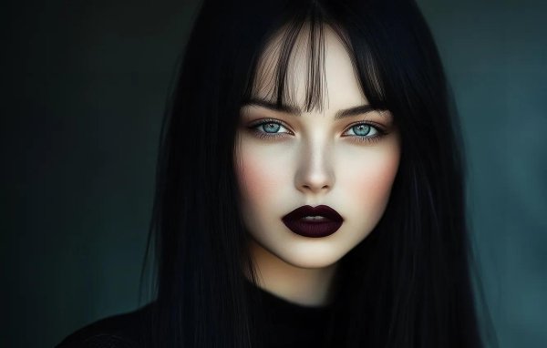 С девушками черно